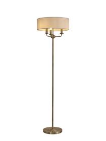 Banyan AB WH Floor Lamps Deco Shaded Floor Lamps Banyan AB WH Floor Lamps Deco Shaded Floor Lamps